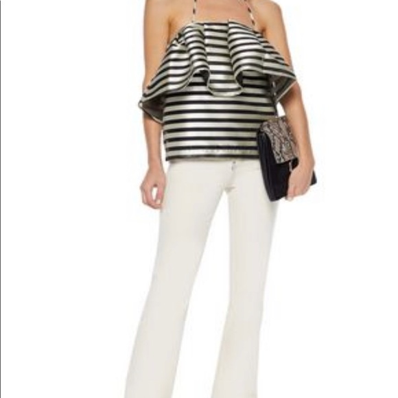 BAUM UND PFERDGARTEN
Satin-jacquard Halterneck Top - Picture 1 of 5